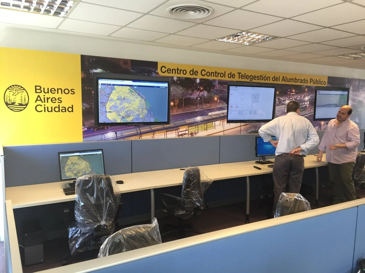 Centro de Control de Telegestión del Alumbrado Público de la Ciudad de Buenos Aires